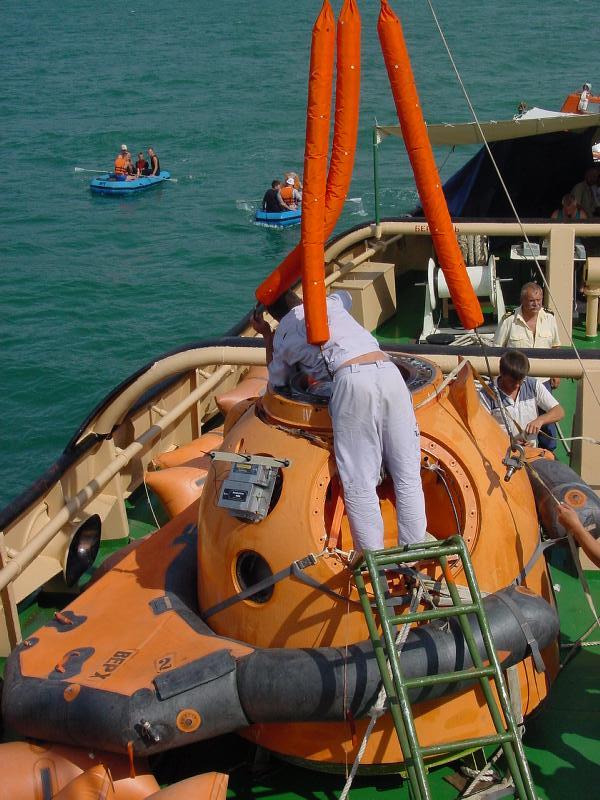 Rigging the Crane Cables