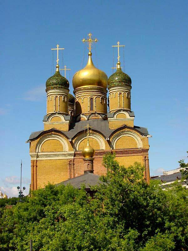Cupolas on an Orthodox Church