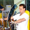 Yuri and Mark in the cosmonaut gym